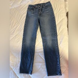 Levi’s 501 High Waisted Straight Leg Jeans